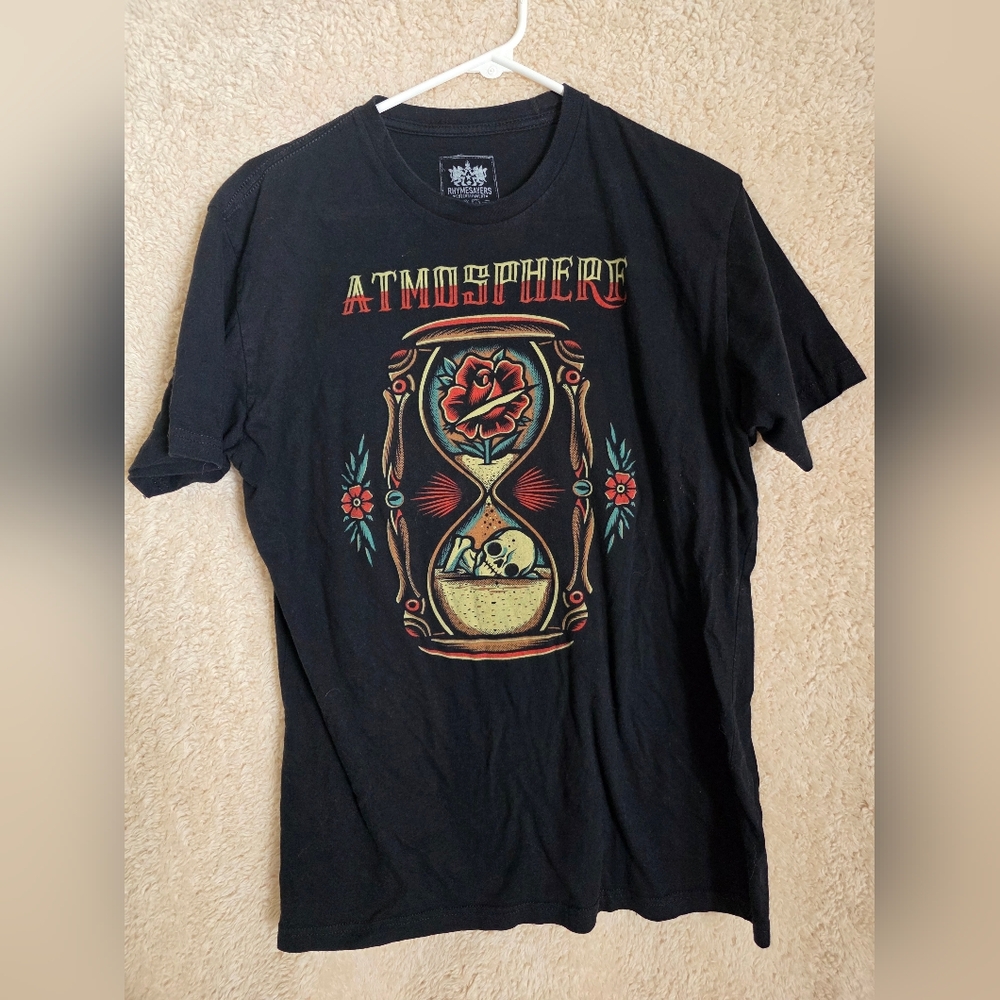 Atmosphere Black Graphic Tee - Short Sleeve
